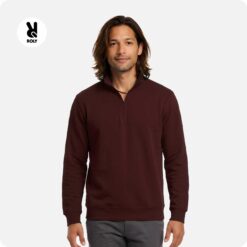 Sudadera 1/4 cremallera Aneto Roly Unisex